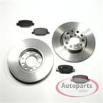 Autoparts-Online Set 60005053 Bremsscheiben Hinten Bremstrommel Set für Vorne 