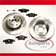 Alfa Romeo 147 - Bremsscheiben 281 mm / Bremsen + Bremsbeläge + Warnkabel für vorne / für die Vorderachse