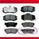 Bremsbeläge mit Bremsverschleissanzeiger vorne und hinten passend für Kia Sportage, Kia Magentis und Hyundai Tucson, Hyundai Elantra und Hyundai Sonata