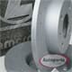 Zimmermann beschichtete und gelochte Sport Bremsscheiben 241 mm und Bremsbeläge mit Bremsverschleißanzeiger hinten für Abarth 500
