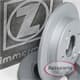 Zimmermann beschichtete Bremsscheiben 264 mm und Bremsbeläge hinten für Opel Combo