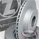 Zimmermann beschichtete Bremsscheiben 266 mm und Bremsbeläge vorne für Peugeot 206