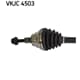 SKF - Antriebswelle (ohne Altteilwert) - VKJC 4503