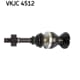 SKF - Antriebswelle (ohne Altteilwert) - VKJC 4512