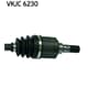 SKF - Antriebswelle (ohne Altteilwert) - VKJC 6230