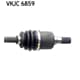 SKF - Antriebswelle (ohne Altteilwert) - VKJC 6859