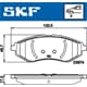 SKF - Scheibenbremsbelagsatz - VKBP 80475
