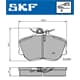 SKF - Scheibenbremsbelagsatz - VKBP 80516