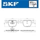 SKF - Scheibenbremsbelagsatz - VKBP 90471