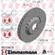 2x ZIMMERMANN - Formula Z Bremsscheibe - 100.3386.70