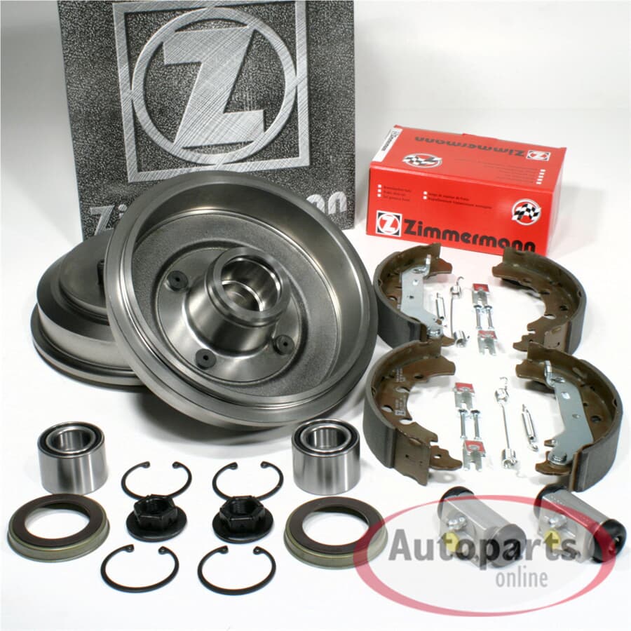 Mazda 2 (DY) - Zimmermann beschichtete Bremstrommeln und